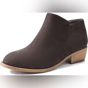 Open box NinetinGel Ankle Boots for Women. Low Heeled Booties.Fashion Thick heel